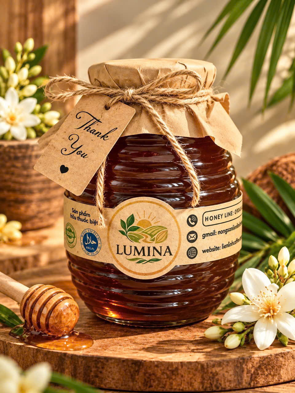 Mật Ong Hoa Dừa LUMINA 1000g – Dòng Mật Quý Từ Thiên Nhiên